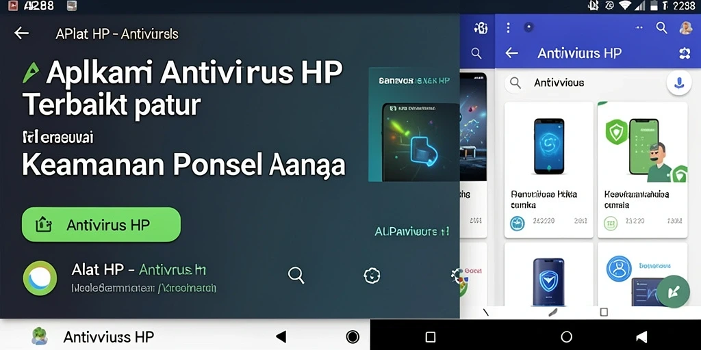Antarmuka modern dan intuitif dari API288 sebagai aplikasi Antivirus HP.