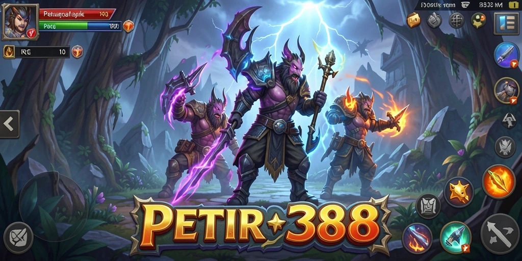 Screenshot menampilkan antarmuka yang menarik dalam permainan RPG.