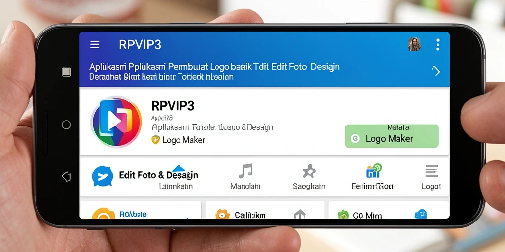 Antarmuka RPVIP3 yang intuitif dan fitur desain lengkap.