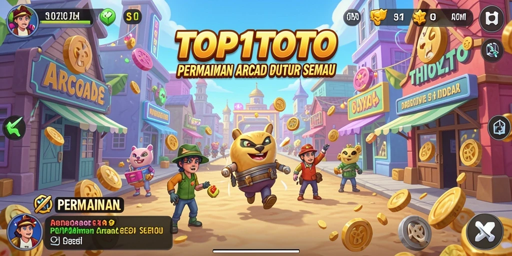 Antarmuka game TOP1TOTO yang penuh warna dan menarik.