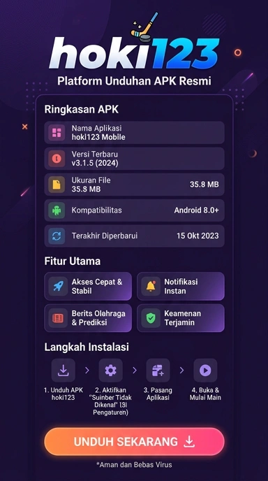 Hoki123 APK: Unduh dan Instal di Android dengan Mudah